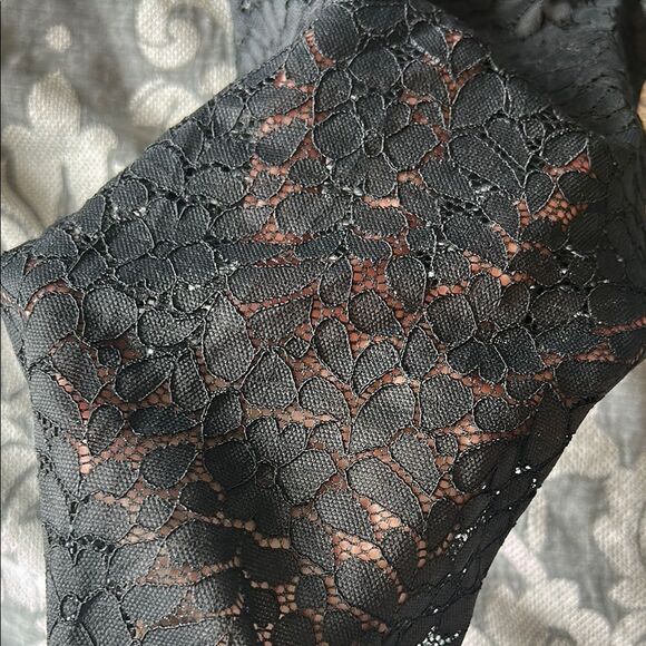 Logo layers by Lori Goldstein Black Lace Capri - Picture 7 of 7